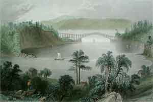 The Chaudiere Bridge - Bartlett, W. H.