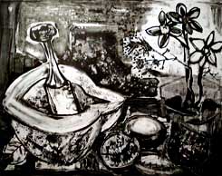 Nature morte fleur et pilon - Beaulieu, Paul-Vanier