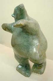Ours qui danse (Enook Manomie) - * Art inu&iuml;t /Inuit Art