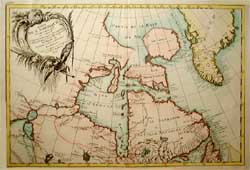 Part of North America, Bonne - 1771 - * Cartes / Map