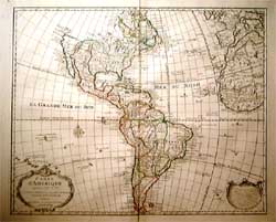 Map of America, Delisle - 1733 - * Cartes / Map