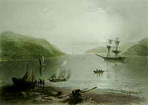 Scene in the Bay of Annapolis - Bartlett, W. H.