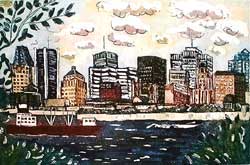Vue de l'&Icirc;le Ste-H&eacute;l&egrave;ne - Montoya, Claude