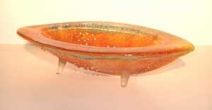 Orange Spiral Bol - large - Cassandre
