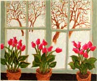 Tulipes en hiver - Simard, Claude A.
