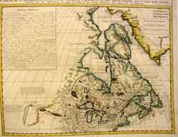 Map of Nouvelle France, Chastelain - * Cartes / Map