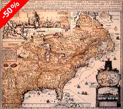 Map of  New France - C.1717 - * Cartes / Map