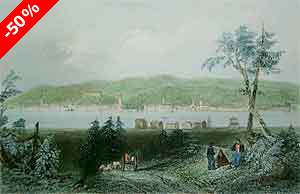 Fredericton, New Brunswick, from opposite - Bartlett, W. H.