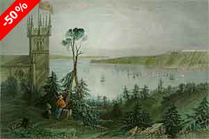 Church at Point-Levi - Bartlett, W. H.