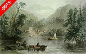 A lake farm on the frontier - Bartlett, W. H.