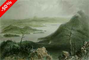 View across the boundary line - Bartlett, W. H.