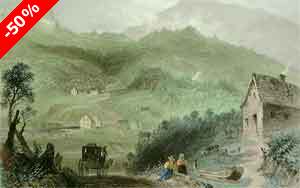 Pass of Bolton, Eastern Townships - Bartlett, W. H.