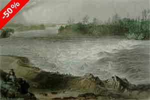 Long Sault Rapid, on the St-Laurence - Bartlett, W. H.
