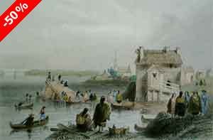 St-Regis, Indian Village - Bartlett, W. H.
