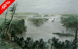 The Ottawa River at Bytown - Bartlett, W. H.
