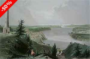 General Brock's Monument, above Queenston - Bartlett, W. H.