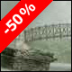 Bridge at Bytown, Upper Canada - Bartlett, W. H.